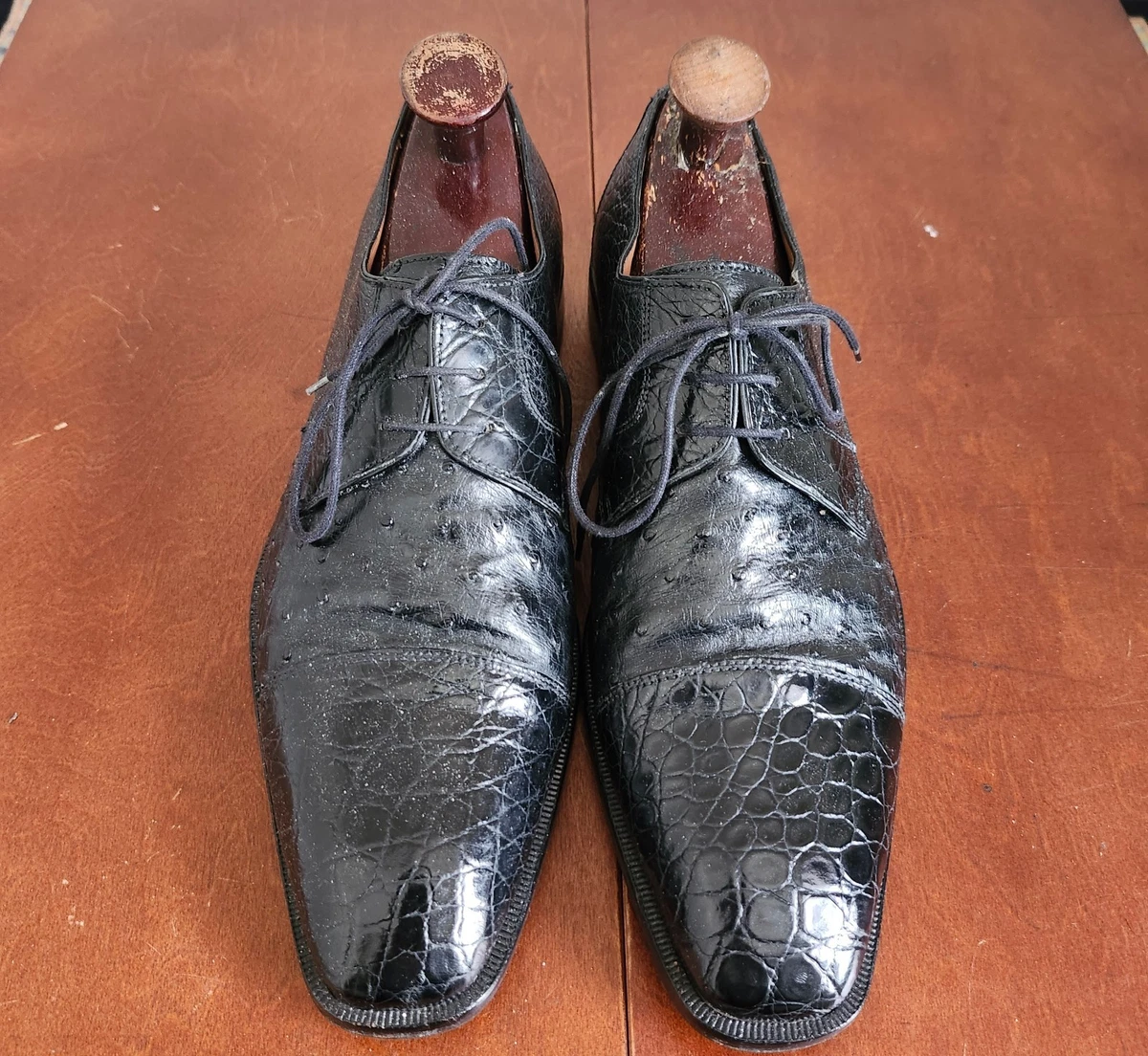 Custom Size 11 Veari Genuine Alligator Skin Shoes MEN main image 3