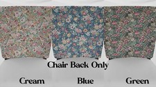 Rose Garden Dining Room Chair Back Covers Or Seat Covers 3 Colors Available