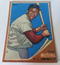 Baseball Art Card Print of Stan Musial, 62