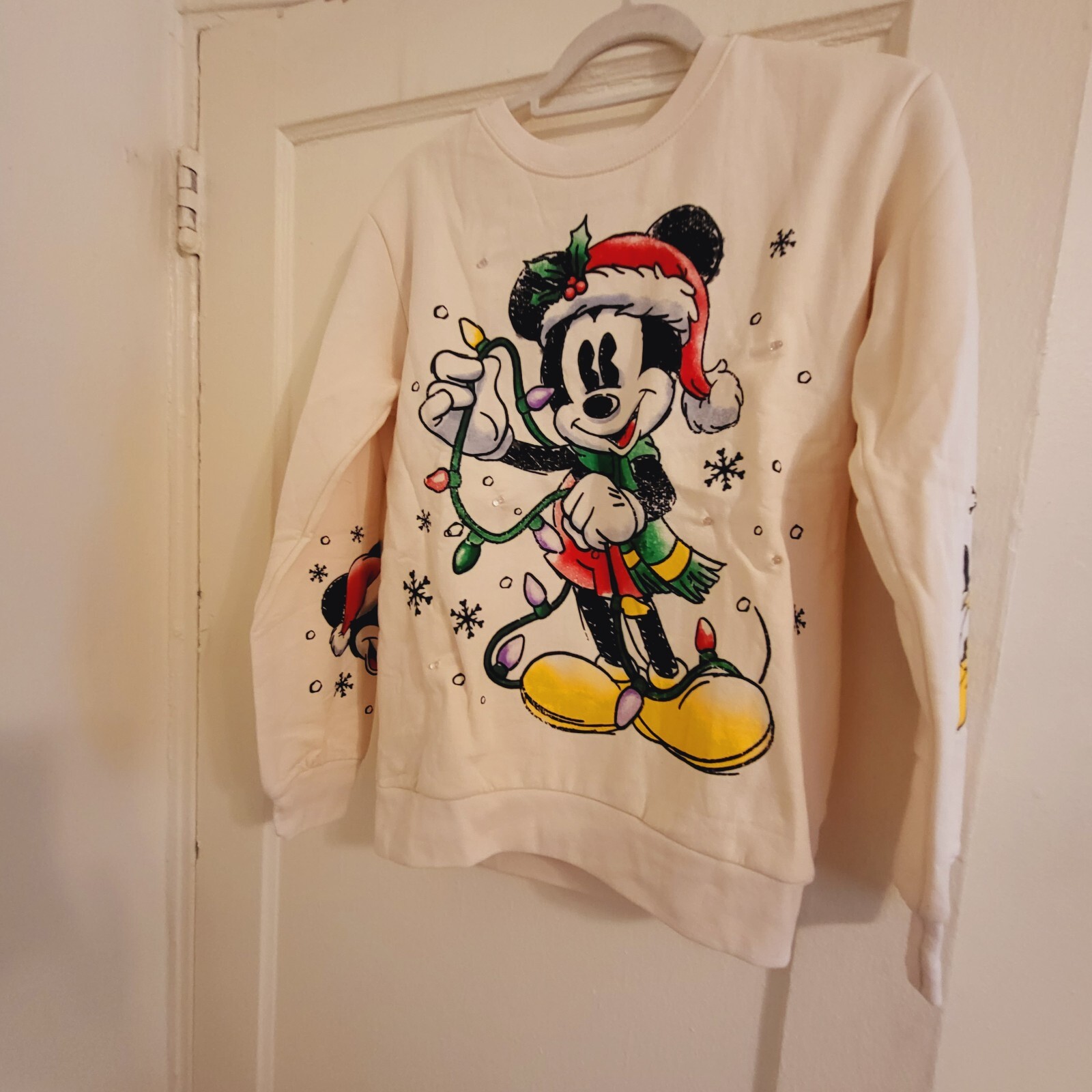Disney Christmas Sweater With Lights (Mickey Mouse) eBay