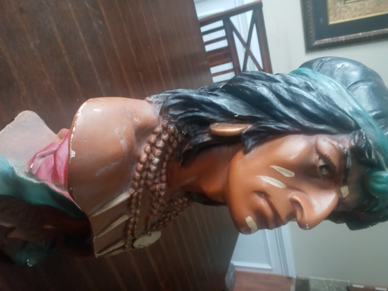 NATIVE AMERICA INDIAN CHIEF HIAWATHA BUST