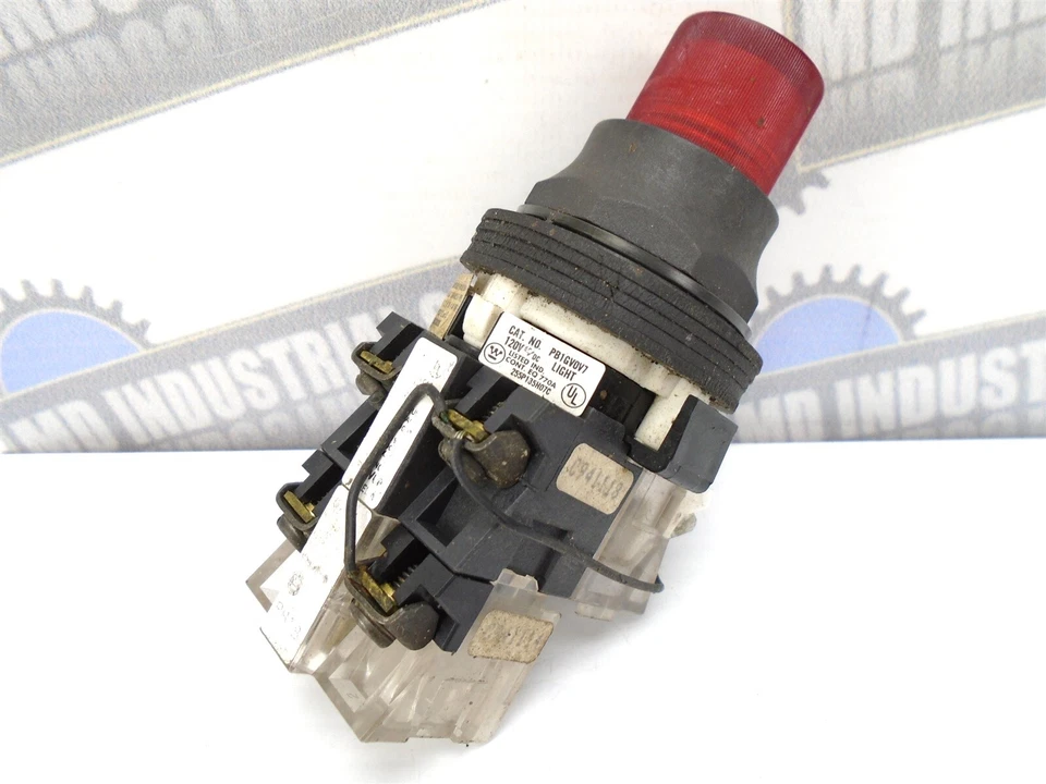 Westinghouse - PB2GVRV7 - PB2GV0V7 Luz Indicadora ROJA Push-To-Test - OIL TITE Foto 3 de 4