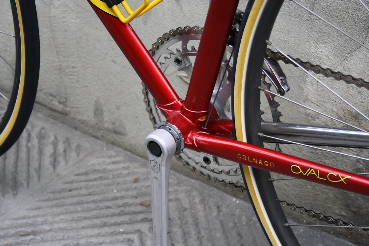 colnago oval cx campagnolo super record panto italy bike steel