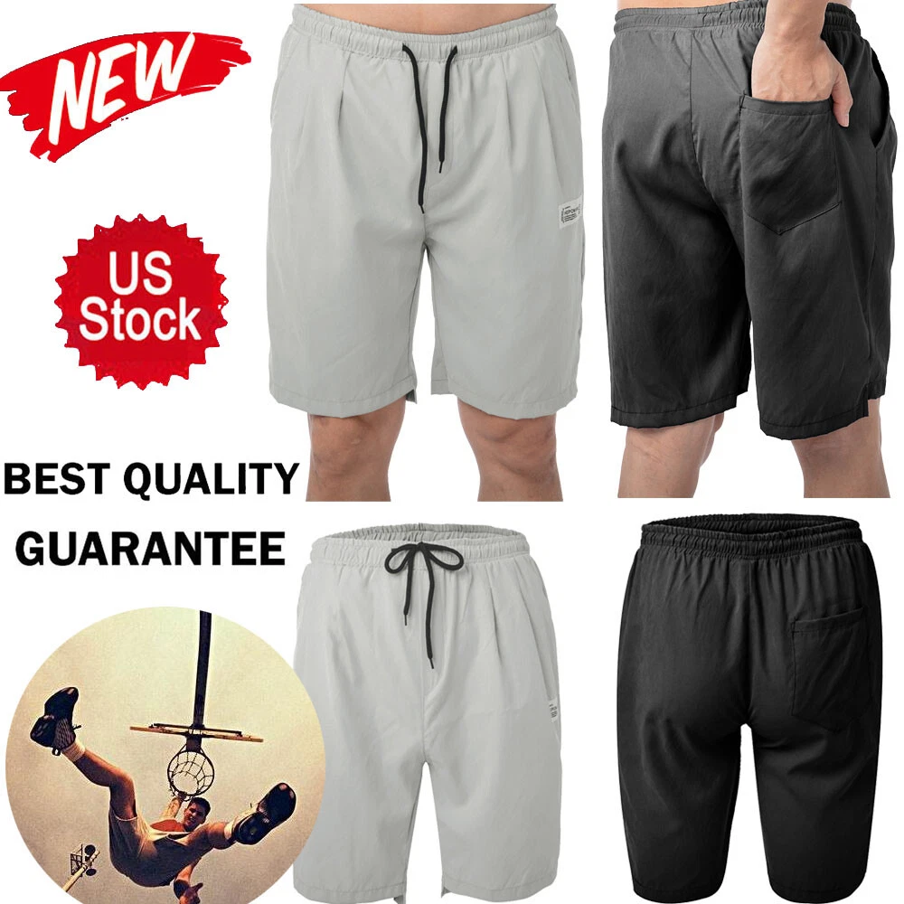 Mens Sports Short Quick Dry Polyester Vintage Basketball Shorts