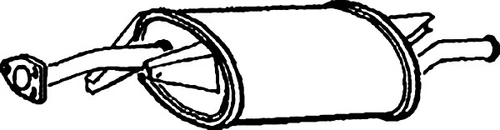 PROTON PERSONA WIRA 1,5 1,6 2,0 D 2,0 TD 1.3 1995-2004 Exhaust Rear Silencer - Picture 3 of 4