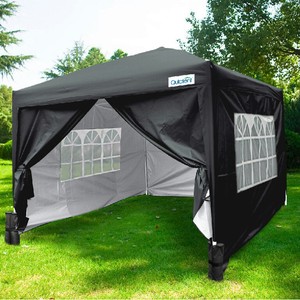Quictent 3x3m Pop Up Gazebo Marquee Tent Carport With Sides