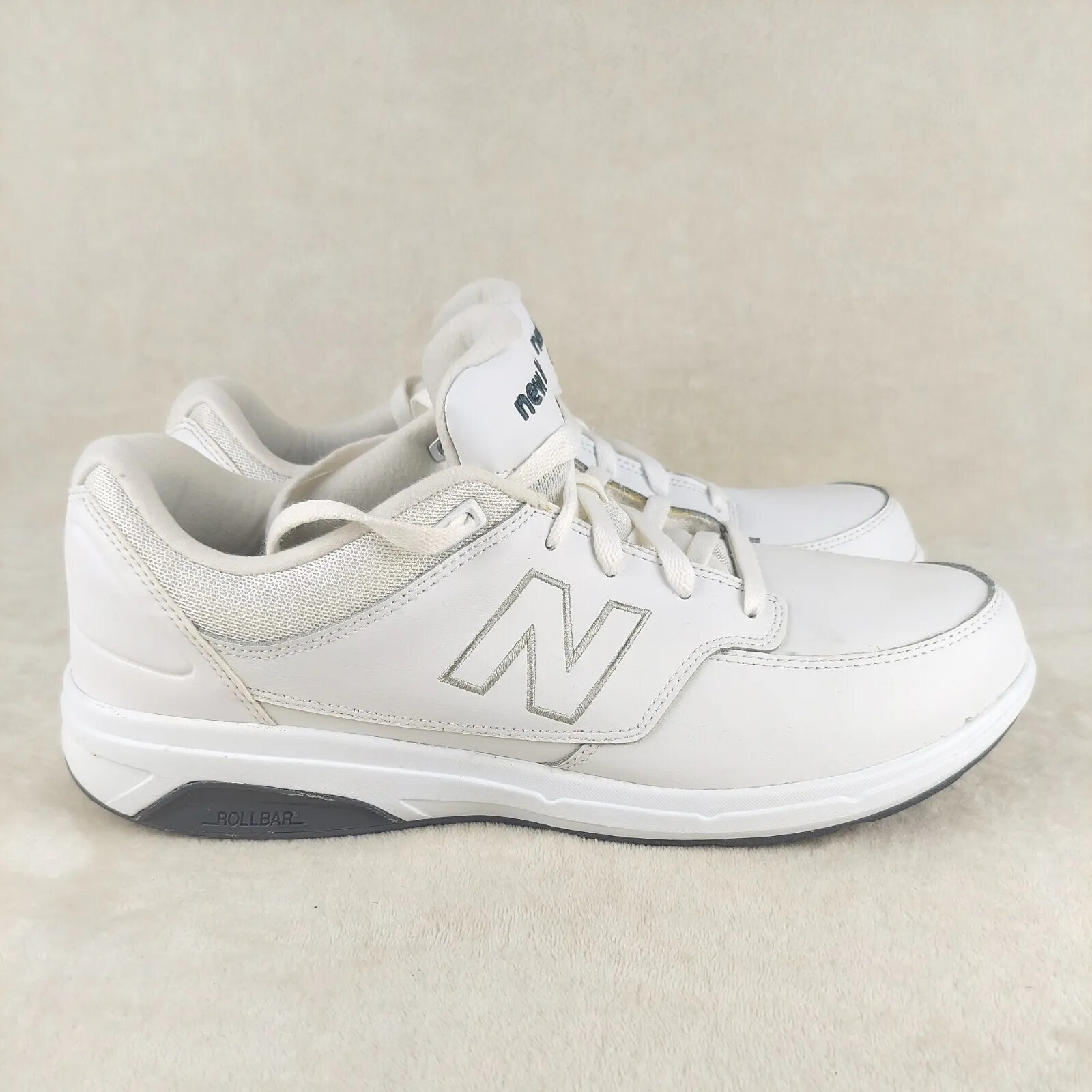 New Balance MW813WT Men's Walking Shoes White Gray Size 13 eBay