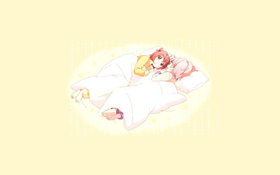 Anime yuru yuri girls simple background two women CCG Gaming Mat Desk