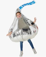 Hershey Kiss - Plateado - Disfraz Inflable - Niño Talla Única