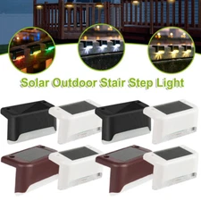 Outdoor Solar LED Bright Deck Lights Garden Patio Railing Decks Path Lighting