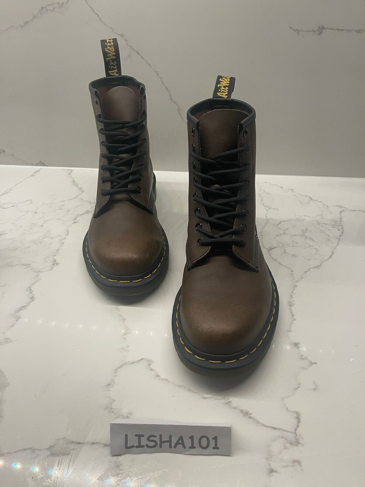 Unisex Shoes Dr. Martens 1460 WINTERGRIP Leather Ankle Boots 24038247 COCOA UK6 image 3