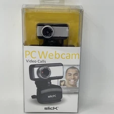 Slick Brand PC WEBCAM VIDEO CALLS WORKS WITH SKYPE! BRAND NEW! Portable