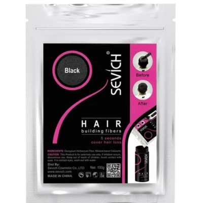 SEVICH Hair Building Keratin Fibres Refill Bag | Full Hair Instantly 25/50/100g