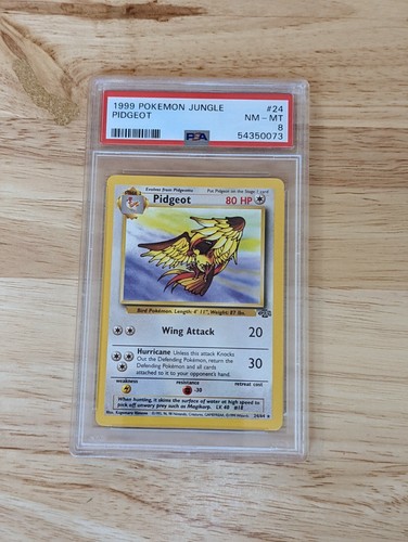 Pidgeot (Unlimited) graded PSA 8 for sale on eBay