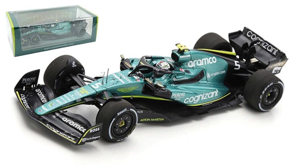 Spark S8552 Aston Martin AMR22 Abu Dhabi GP 2022 - Sebastian Spark S8552 Aston Martin AMR22 Abu Dhabi GP 2022 - Sebastian