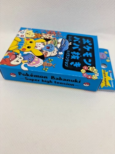 Pokémon Japanese Babanuki 2 Old Maid Playing Card Deck Super High Tension Sealed - Picture 5 of 5
