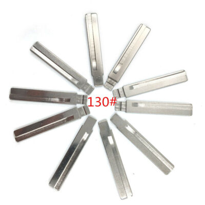 10pcs/lot Type 130# HY20 Metal Blank Uncut Flip KEYDIY/VVDI/JMD Remote Key Blade