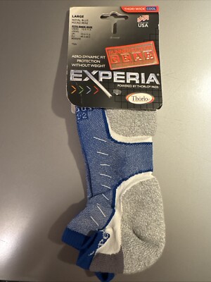 Thorlo Experia Runners Sock Men s Large ThorWick Cool New With Tags