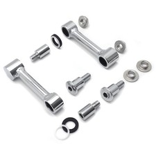 Chrome Front Fender Mount Bracket Kits For Harley 93-06 Softail Springer FXSTS