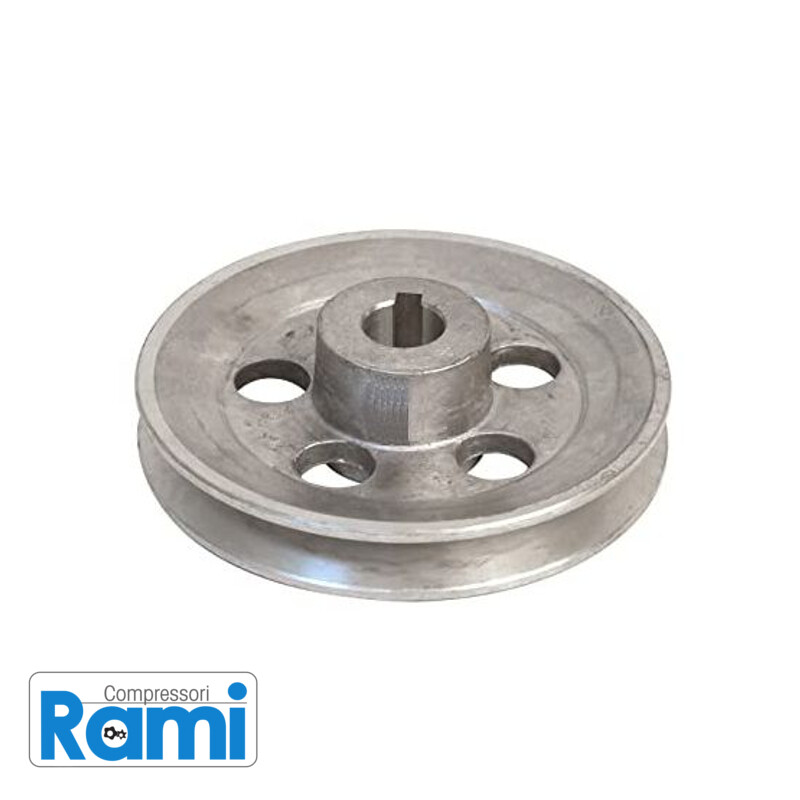 Spegni Motore Puleggia In Alluminio Foro 20 Mm A 2 Gole Sezione A