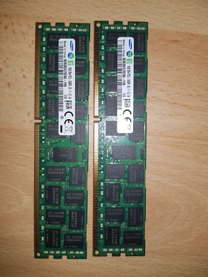 Samsung 32Gb (2x16GB) PC3 PC3L-10600R ECC DDR3-1333MHz