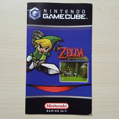 Nintendo Gamecube Flyer Werbeflyer Insert Beileger Zelda Metroid