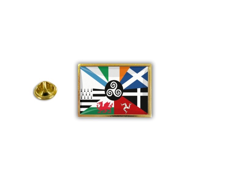 Pins Pin's Flag National Badge Metal Lapel Hat Button Vest Celtic - Foto 12