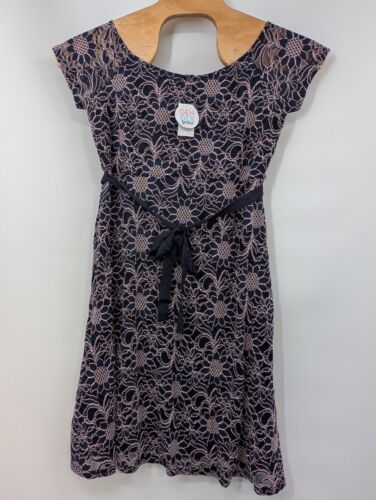 Motherhood Maternity Dress size Large Gender Reveal Baby Shower Pink Blue NWT