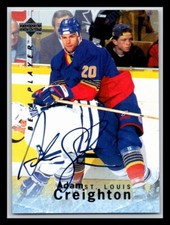 1995-96 Be A Player Autographs #S142 Adam Creighton