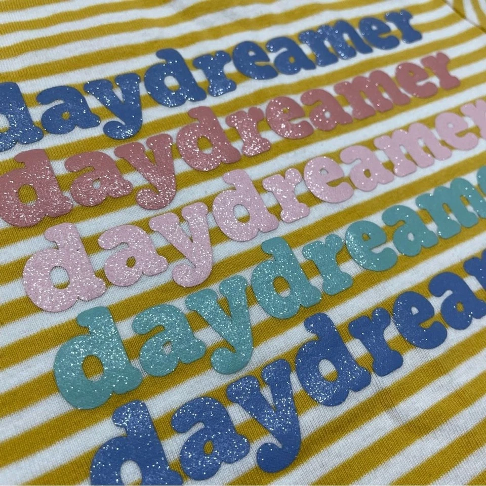 Carters Daydreamer Cotton Fleece Long Sleeve Pant Pajama Set Rainbow 5T NWOT - Image 3 of 4