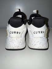 Under Armour Curry 3Z7 GS Size 6Y White Black Basketball Shoes 3026623-100