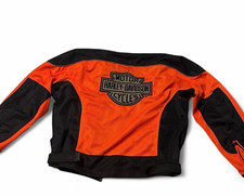 Harley-Davidson Orange/Black Mesh Motor Cycle...