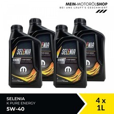 Selenia K Pure Energy 5W-40 Fiat 9.55535 S2 ACEA C3 Motoröl 4x1 Liter = 4 Liter