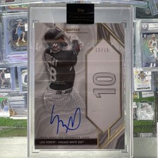 2022 Topps Luminaries Home Run Kings Luis Robert Autograph /15 White Sox