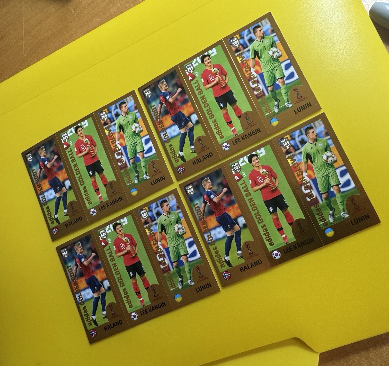 2019-20 FIFA 365 #421 Erling Haaland Rookie Sticker RC Goldenboot Norway view 4