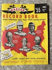 1955 NASCAR Record/Year Book, Press Reference Data From 1954 Season