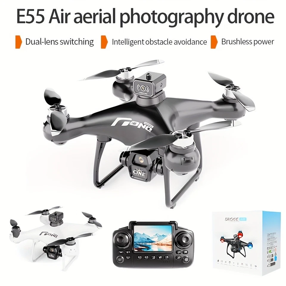8K Dual Camera FPV Drone, 2.4" Screen, 50X Zoom, Brushless, 2 Batteries - Image 4 of 4