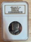 1976-S Kennedy Half Dollar 40% Silver Proof Bicentennial PF 69 Cameo