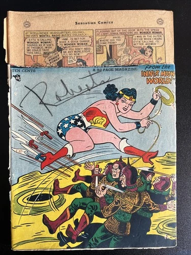 Sensation Comics Wonder Woman Golden Age DC Comic Vintage 1940s Original
