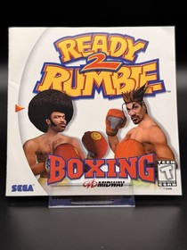 Ready 2 Rumble Boxing (Sega Dreamcast, 1999) -  Yellow Disc & Manual Only