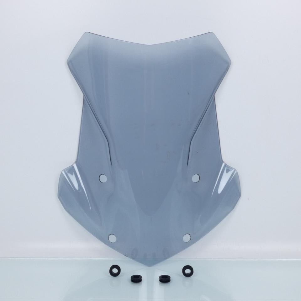 Bulle sport fumé Brazoline contre turbulences casque BMW GS
