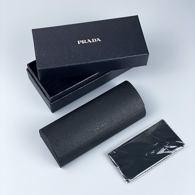 Prada Women Eyeglasses Black Demo Square PRB03V 16K1O1 NEW  display picture 1