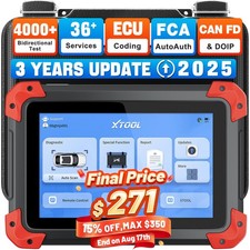 2025 XTOOL D7 Car Bidirectional Scanner Full ...