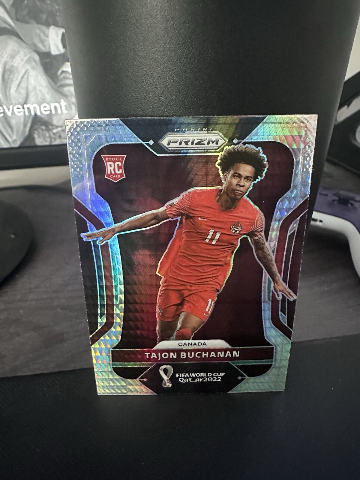 Tajon Buchanan - 2022 Panini Prizm FIFA World Cup #54 - HYPER PRIZM RC
