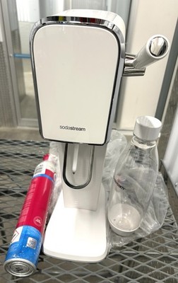 SodaStream Art Sparkling Water Maker White w/ CO2 & Carbonating Bottle