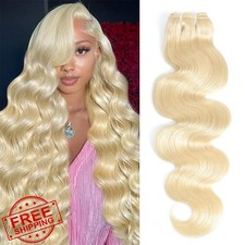 613 Blonde Human Hair Bundle 18" Body Wave 12A Brazilian Virgin 100g