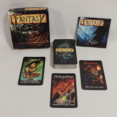 ''Fantasy'' Card Game In Box 2009 From Asmodee Complete W/Instructions See Photos