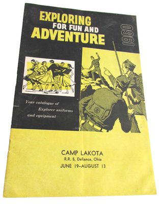 #ad #ad Rare 1960 BSA CAMP LAKOTA DEFIANCE OHIO Council Boy Scout Equipment Catalog $12.64
