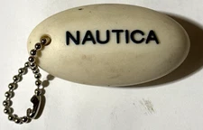 Vintage Nautica Floating  Rubber  Key Chain - New - Promotional Item