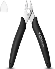 Stainless Steel Micro Wire Cutters, Precision Electronics Flush Cutter and Side 